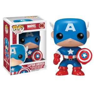 FUNKO POP Bobble Marvel Capitán America