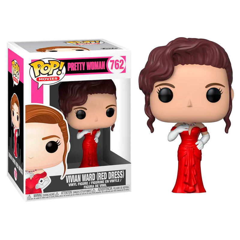 funko pop vivian ward con vestido rojo