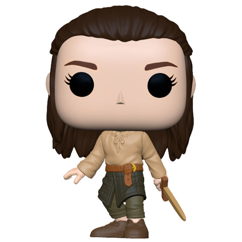 Funko de Arya con espada Entrenando