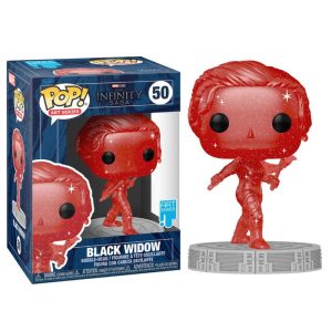 funko rojo de la viuda negra art series