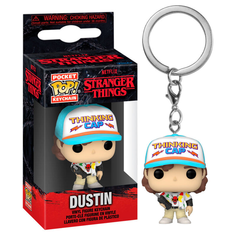 llavero funko de dustin de stranger things