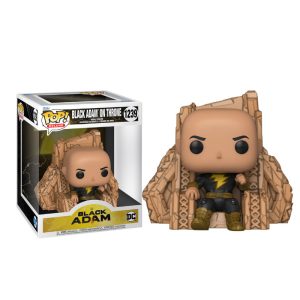 funko de black Adam en trono - deluxe