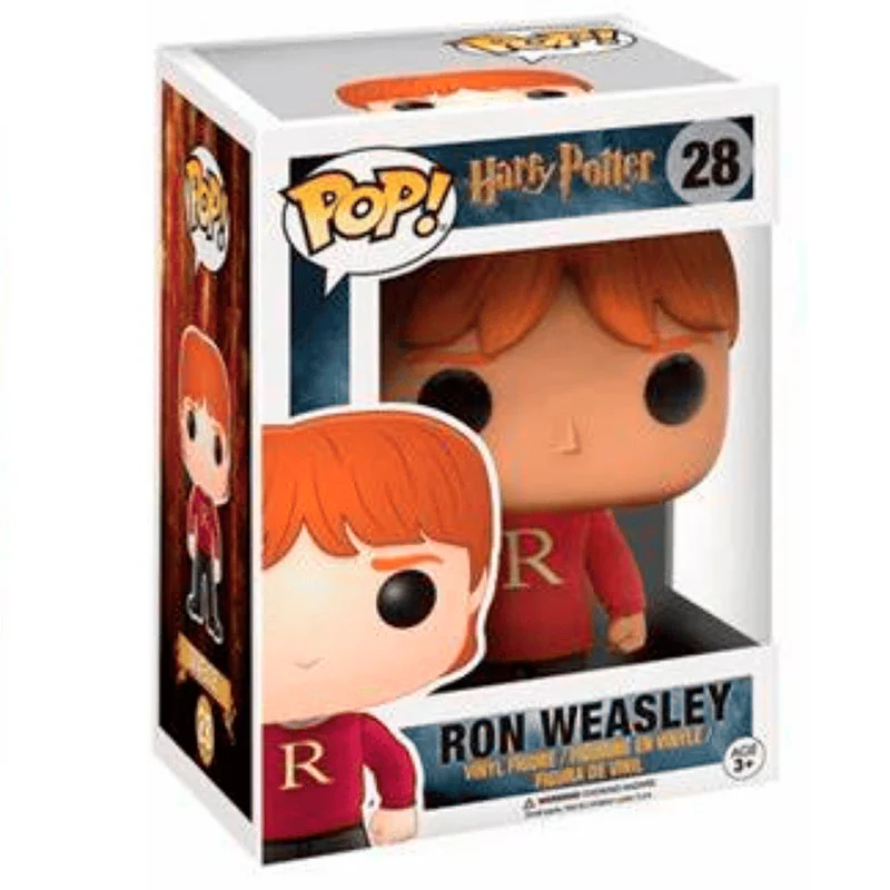 FUNKO POP Ron Weasley con Jersey Letra R 28