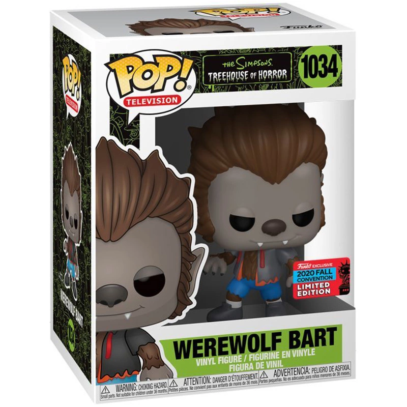 FUNKO POP Werewolf Bart 1034 - Los Simpsons Edición Limitada - Imagen 2
