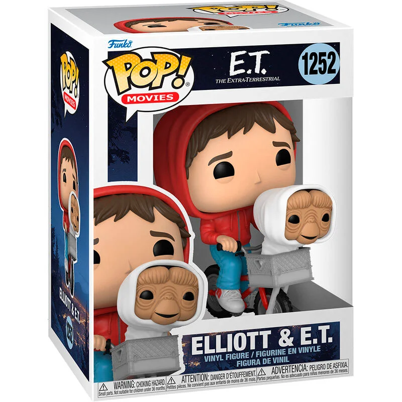 figura FUNKO POP Elliott y E.T. en Bicicleta 1252