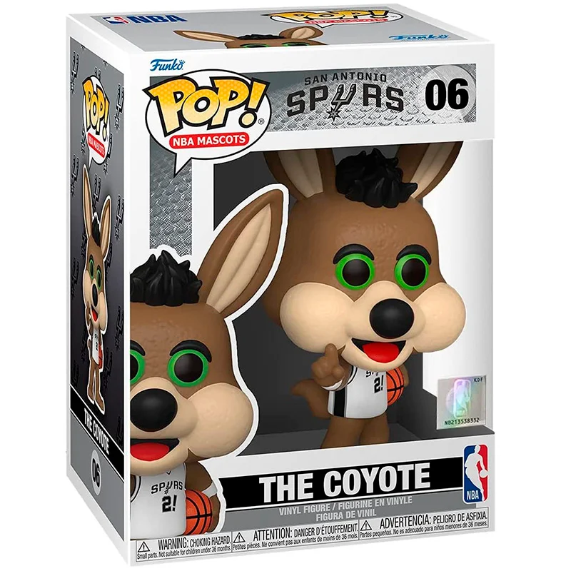 FUNKO POP El Coyote 06 - Mascotas NBA - Imagen 2