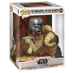 figura POP The Mandalorian en Bantha 416