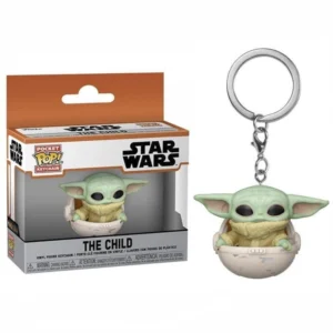 Llavero POCKET POP Yoda The Child en Cuna The Mandalorian
