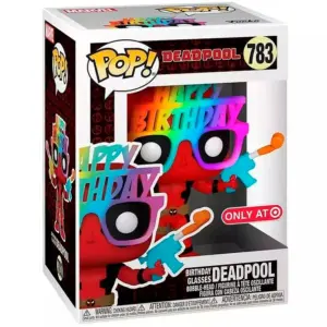 figura POP Deadpool con Gafas de Cumpleaños 783