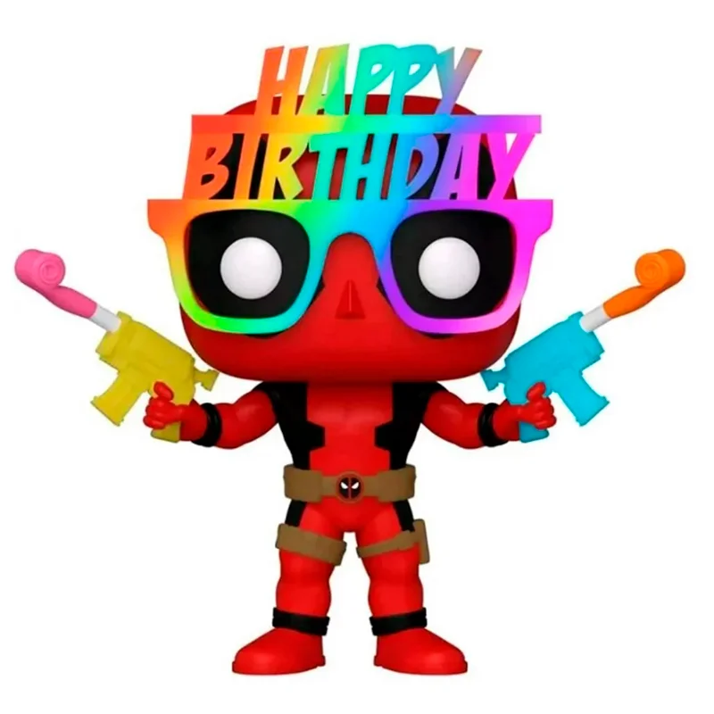 FUNKO POP Deadpool con Gafas de Cumpleaños 783