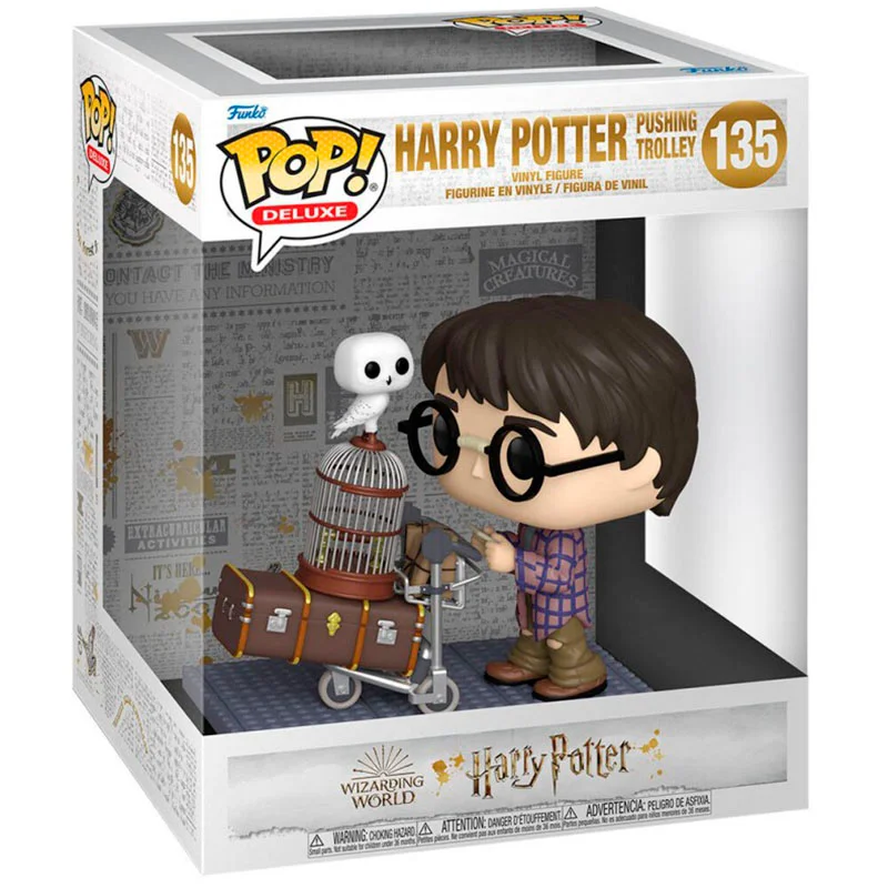 FUNKO POP Harry Empujando el Carro con Hedwing 135