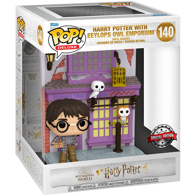 figura POP Harry Potter con Eeylops en el Emporio del Búho 140