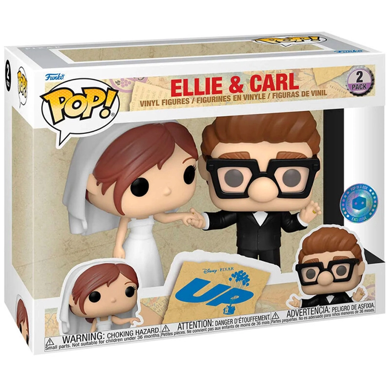Pack 2 muñeco POP Ellie y Carl