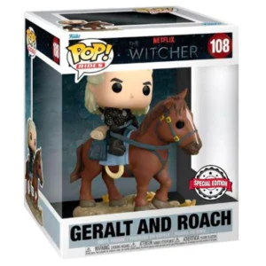 muñeco POP Geralt y Roach 108