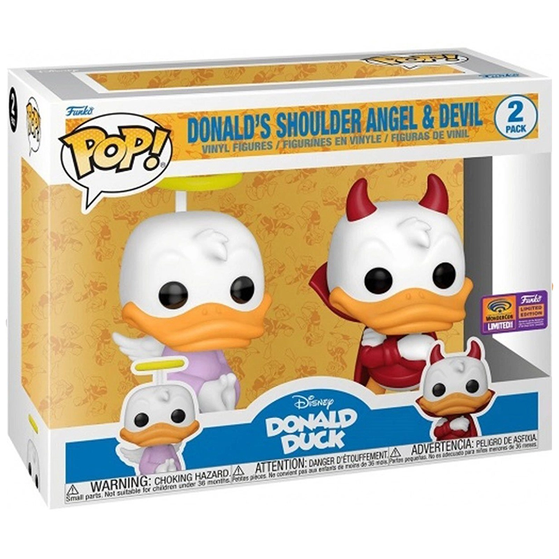 FUNKO POP Donald Demonio y Donald Angel