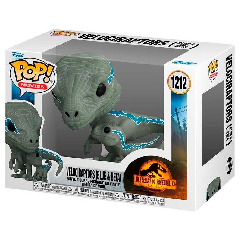 FUNKO POP Velociraptors Azul y Beta 1212