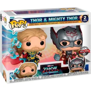 Pack 2 POP Thor & Mighty Thor