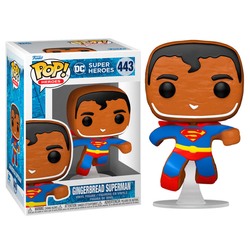 funko de superman en galleta de Jengibre