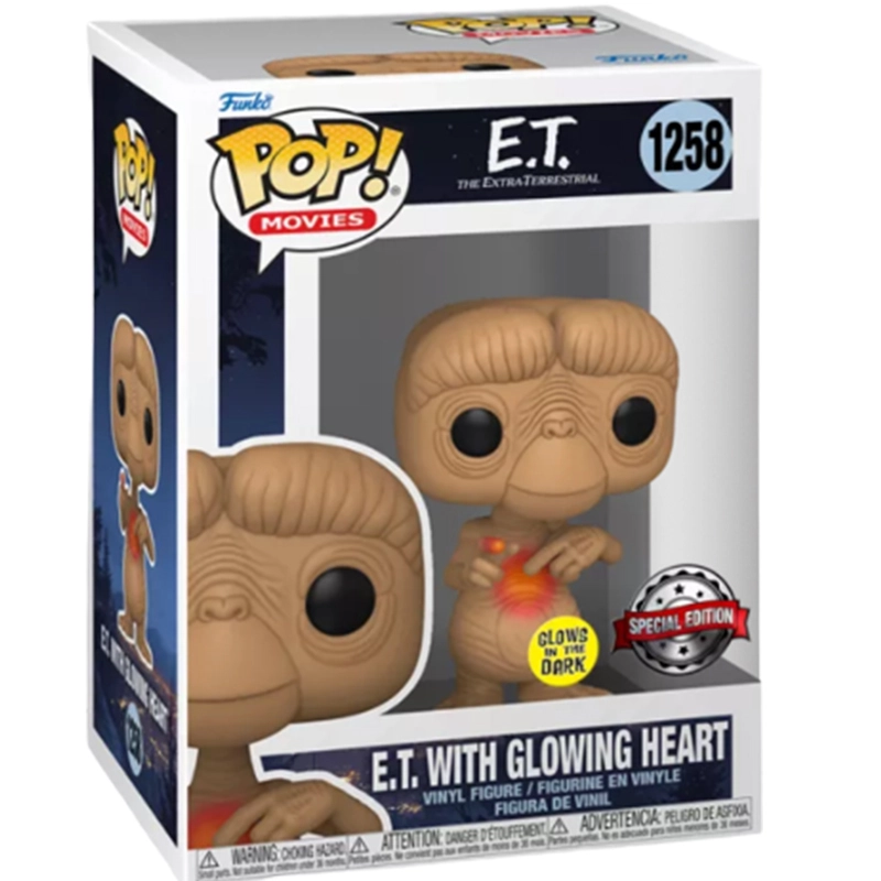 figura POP E.T con corazón Brillante 1258