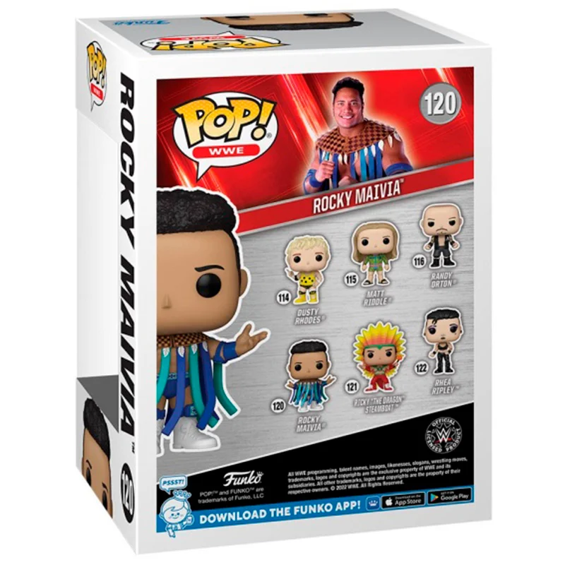 FUNKO POP Rocky Maivia 120 - WWE - Imagen 3