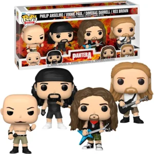 Pack 4 FUNKO Philip Vinnie Dimebag Rex