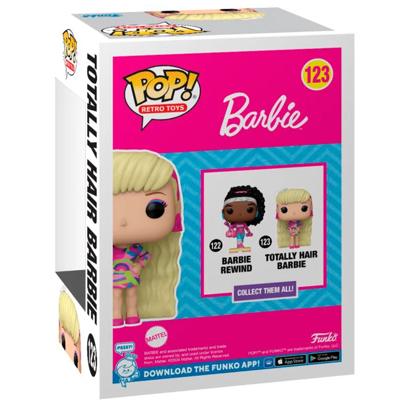 figura POP Barbie de Cabello Largo 123