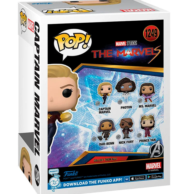 muñeco POP Capitana Marvel 1249