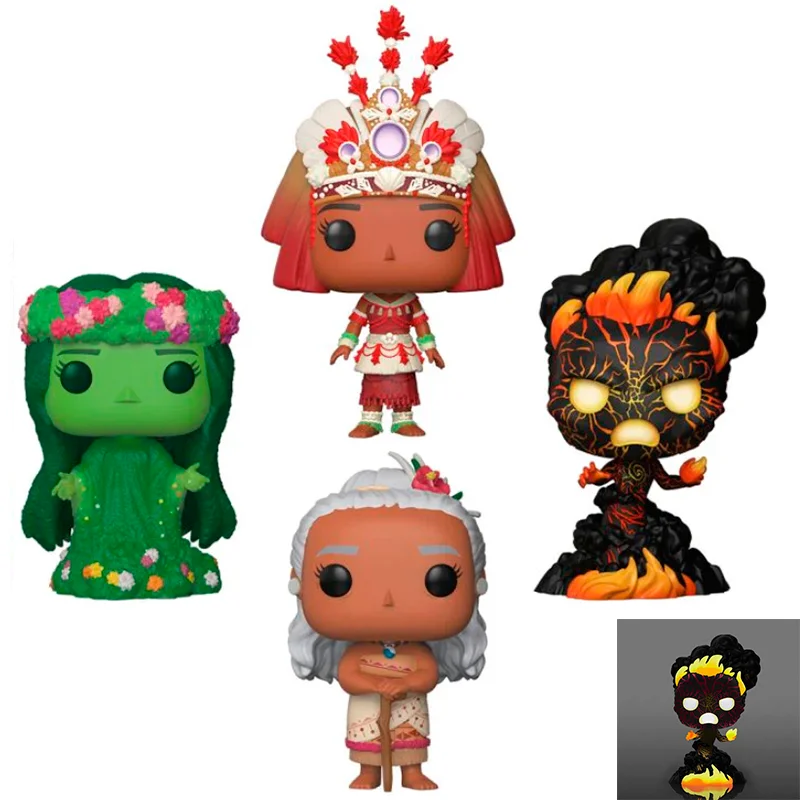 Pack 4 figura POP Moana