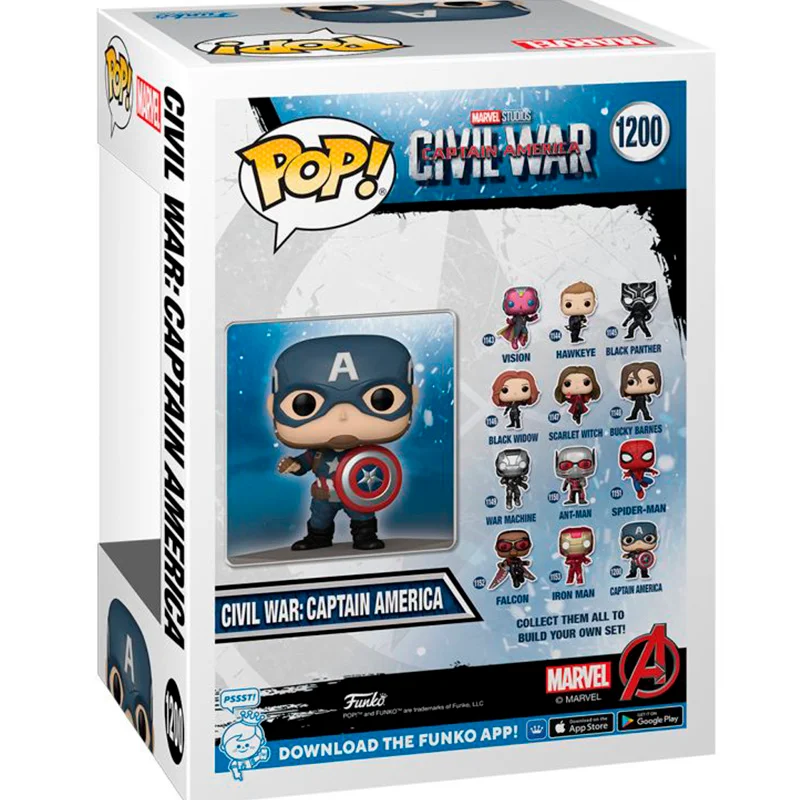figura POP Capitán América 1200
