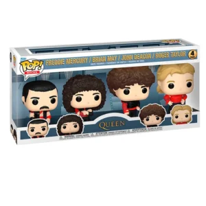 Pack 4 figura POP Queen Radio Gaga