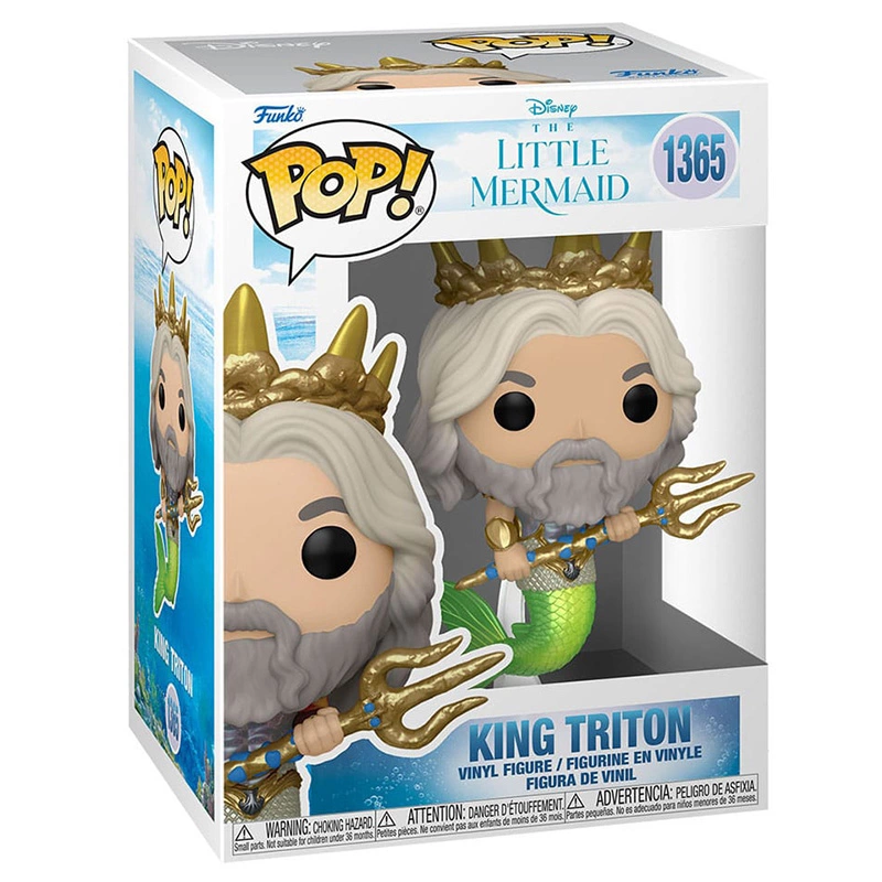 FUNKO POP Rey Tritón 1365 - La Sirenita - Imagen 2