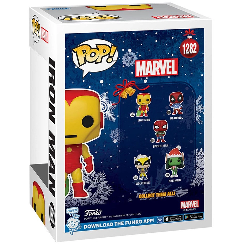 FUNKO POP Iron Man 1282 - Marvel Navidad - Imagen 3