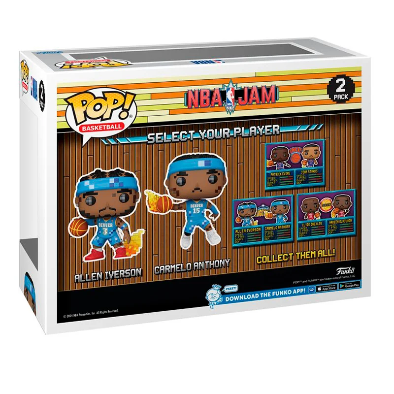 Pack 2 FUNKO POP Allen Iverson y Carmelo Anthony