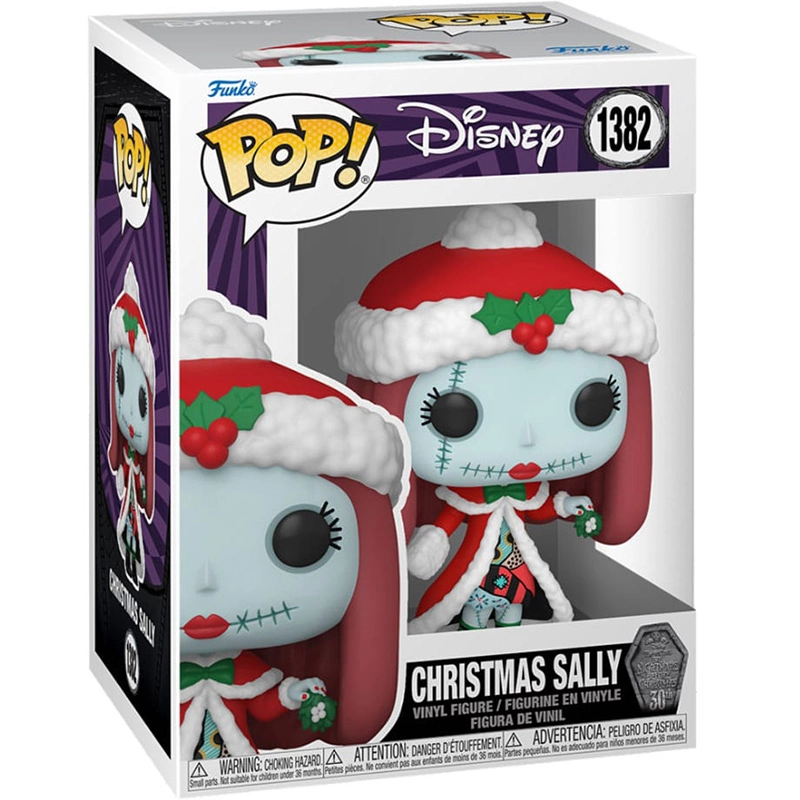 FUNKO POP Sally Navideña 1382 - Pesadilla Antes de Navidad - Imagen 2