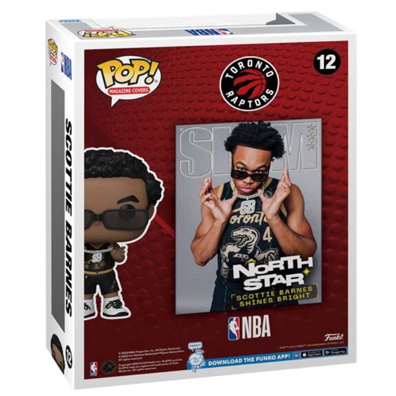FUNKO POP Scottie Barnes 12 - Revista Slam NBA - Imagen 3