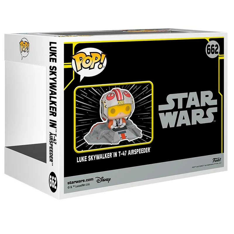 figura POP Luke Skywalker en el Aerodeslizador T-47 662