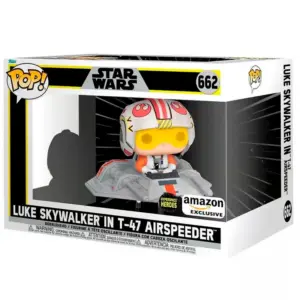 muñeco POP Luke Skywalker en el Aerodeslizador T-47 662
