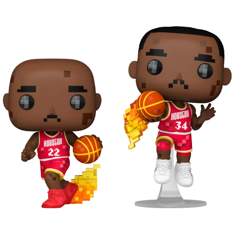 Pack 2 figuras FUNKO POP Clyde Drexler y Harkeem Olajuwon