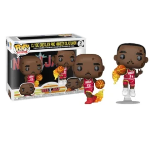 Pack 2 FUNKO Clyde Drexler y Harkeem Olajuwon