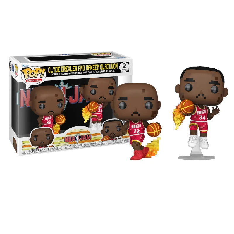 Pack 2 FUNKO Clyde Drexler y Harkeem Olajuwon