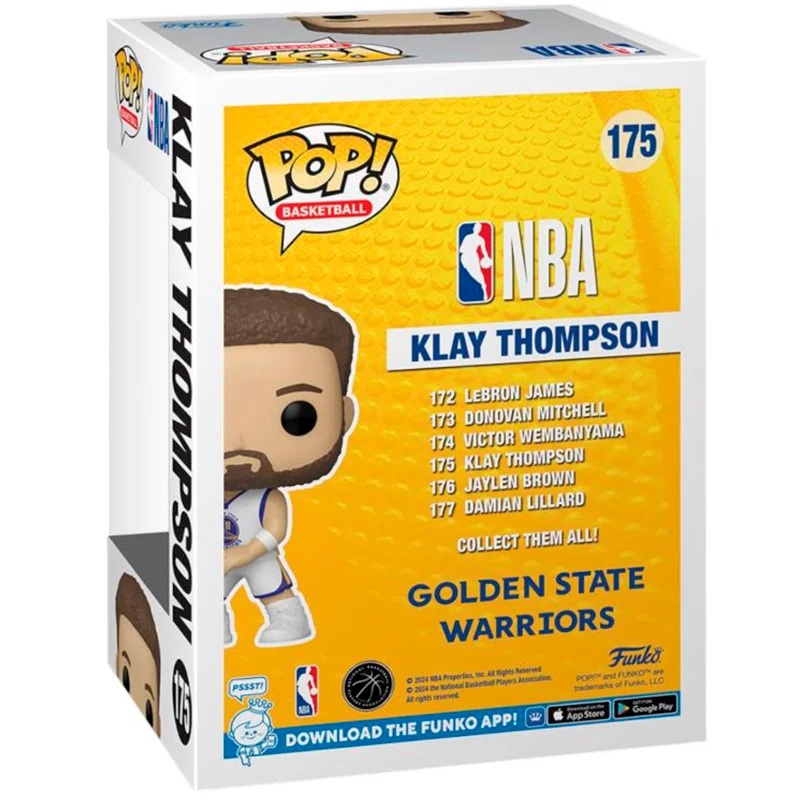 FUNKO POP Kaly Thompson 175 - Warrios NBA - Imagen 3