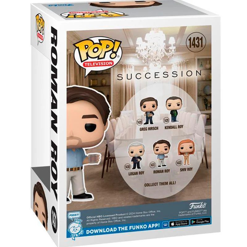 FUNKO POP Roman Roy 1431 - Succession - Imagen 3