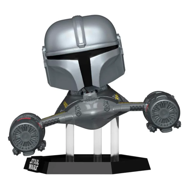 FUNKO POP The Mandalorian en el N1 Starfighter 670
