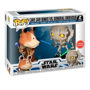 2 FUNKO POP Jar Jar Binks VS General Grievous