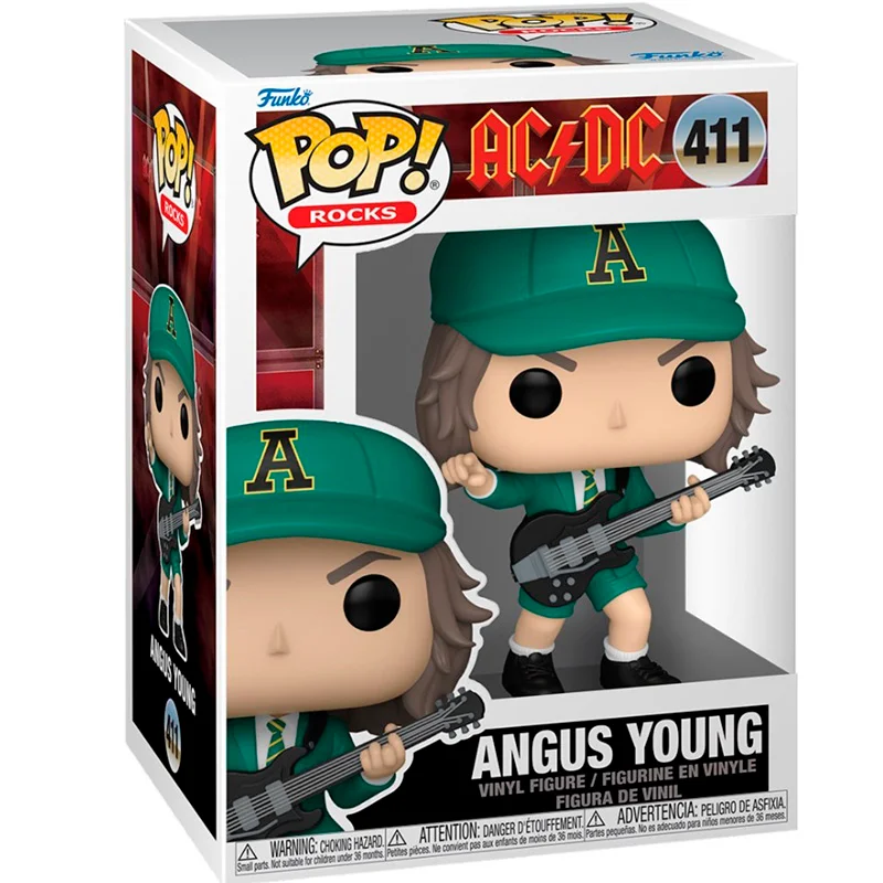 muñeco POP Angus Young con Traje Verde 411