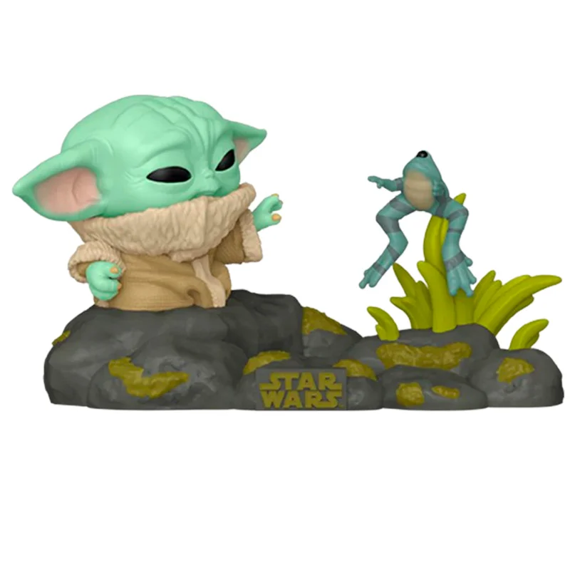 muñeco POP Grogu con Rana 721