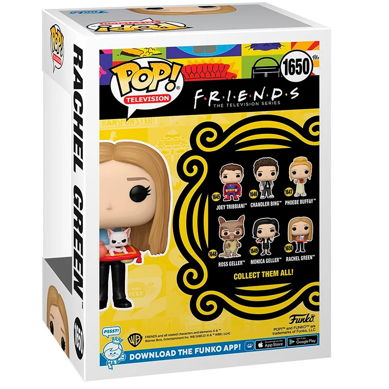muñeco POP Rachel Green con Gato 1650