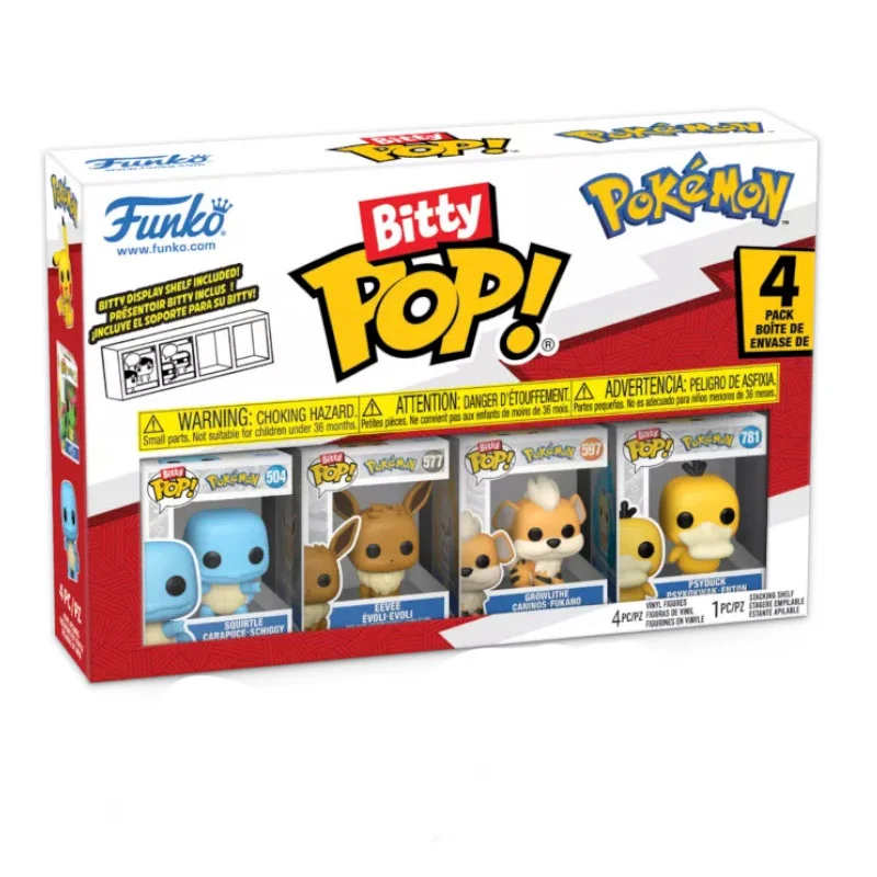 muñecos BITTY POP Pokémon Series 4
