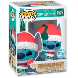figura POP Stitch Abriendo Regalos de Navidad 1522