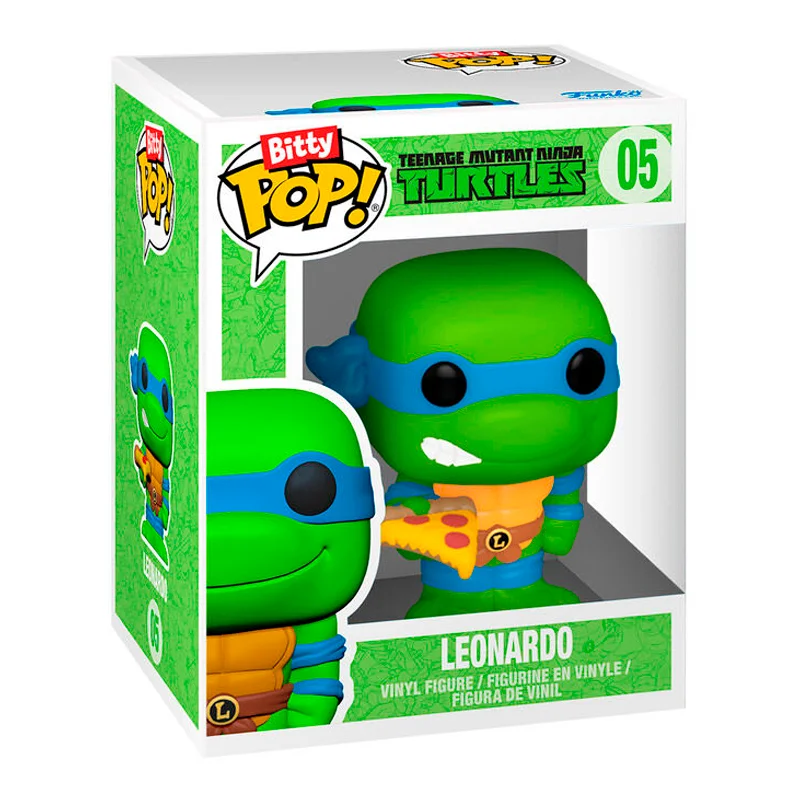figura BITTY POP Leonardo en la Turtle Van